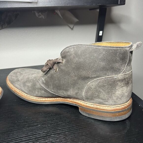 Allen Edmonds Chandler Gray Suede Chukka Boots Mens Size 13 D - Picture 9 of 12